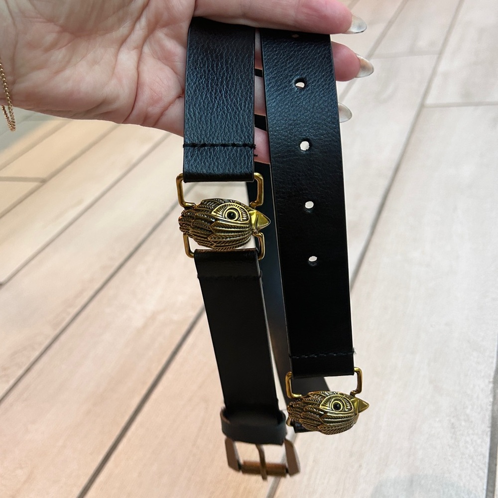 Black Belt with Gold Accents